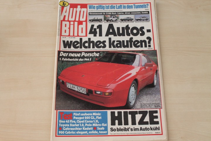 Deckblatt Auto Bild (29/1986)